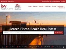 Tablet Screenshot of pismohomes.com